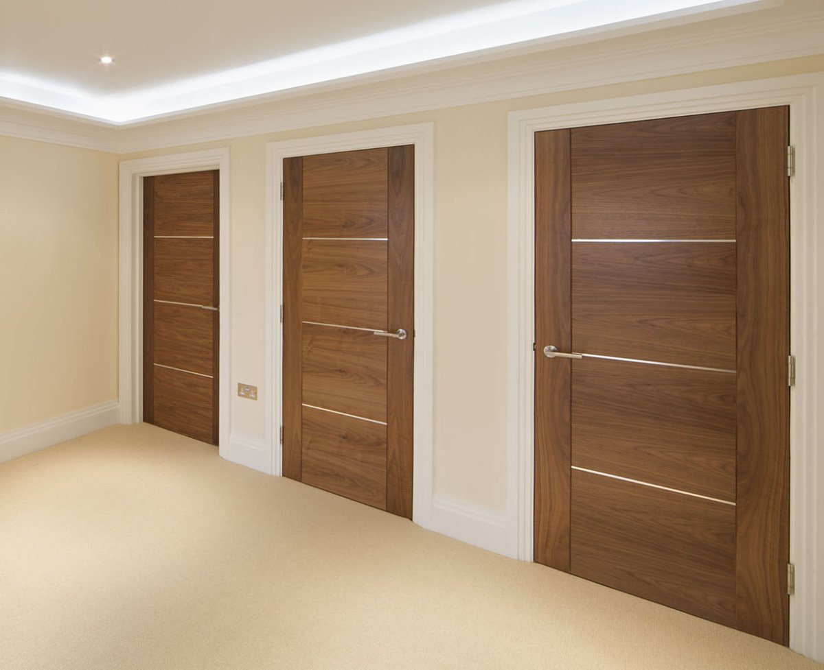 Полотно дверное остеклённое Мюнхен цвет дымчатый дуб