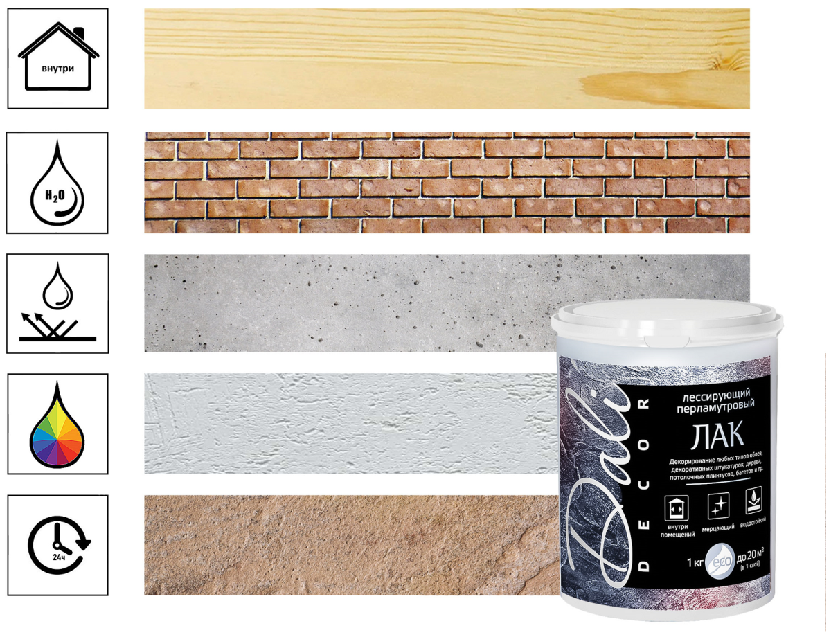 Dessa Decor / декоративная штукатурка "Манификъ Iridescent"