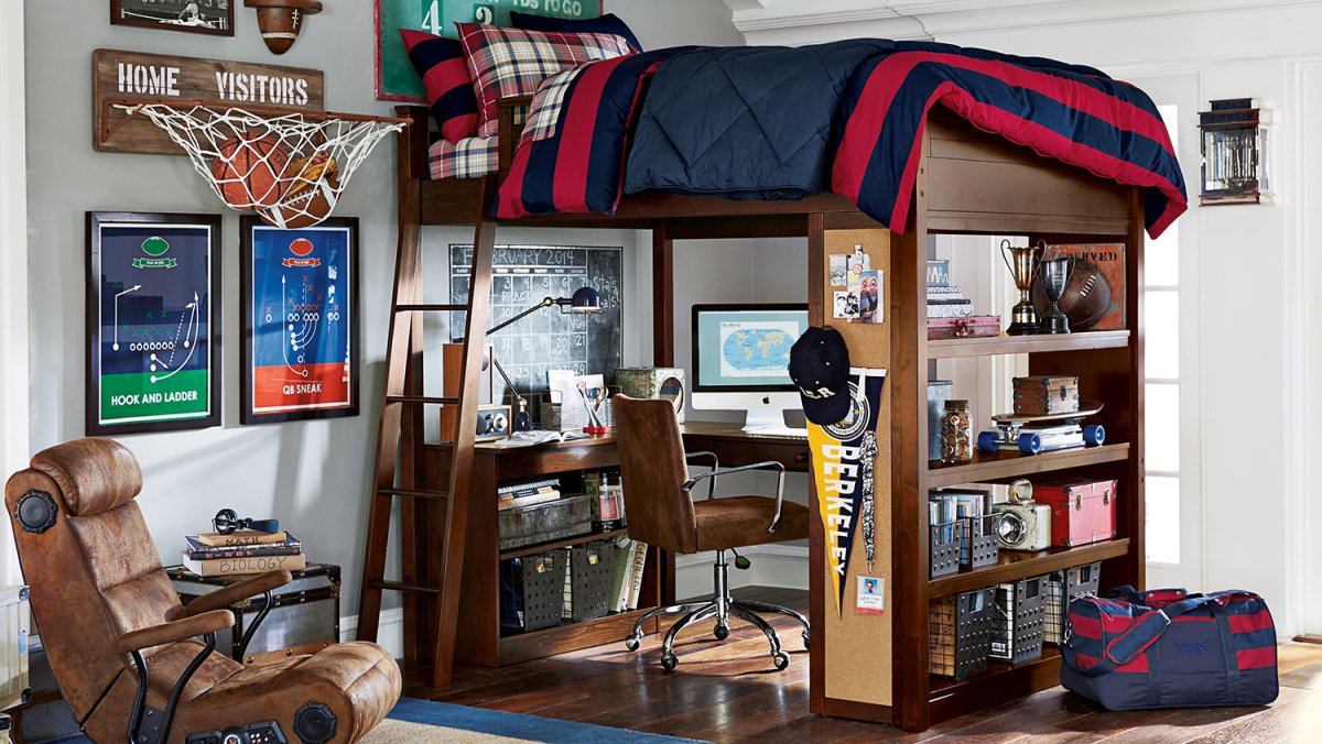 Комната мальчика в американском стиле