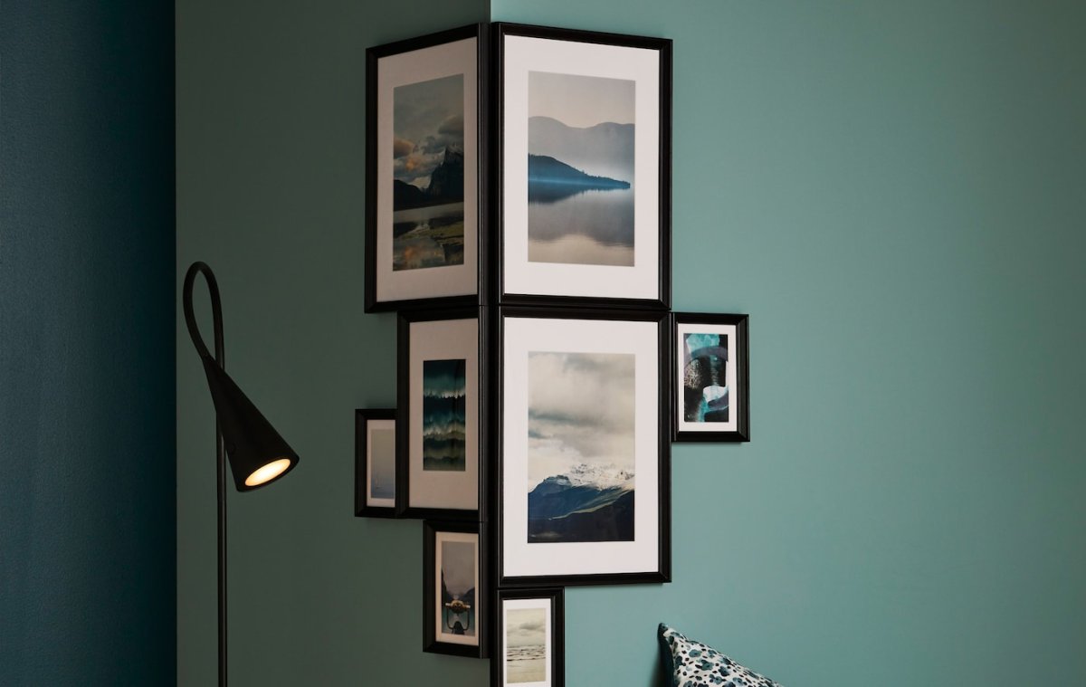 Гирлянда в интерьере комнаты