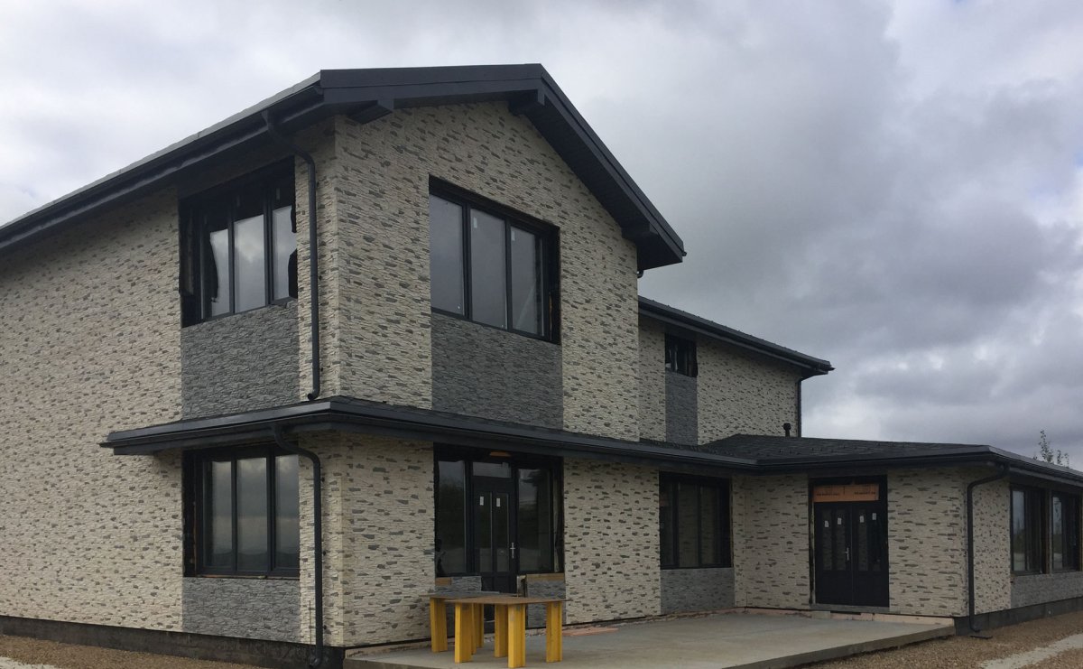 Красивая отделка фасада