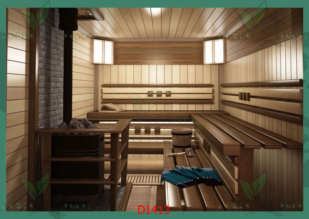 Нестандартная обшивка бани