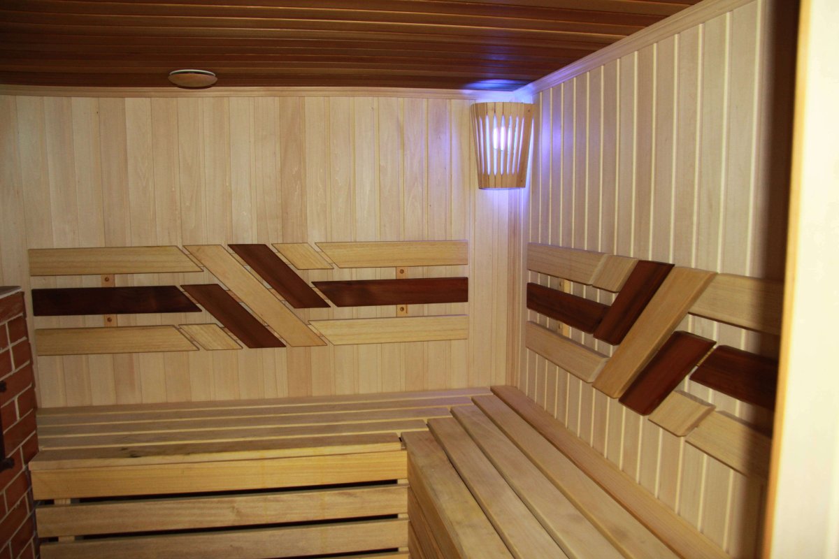 Элитная отделка парилки