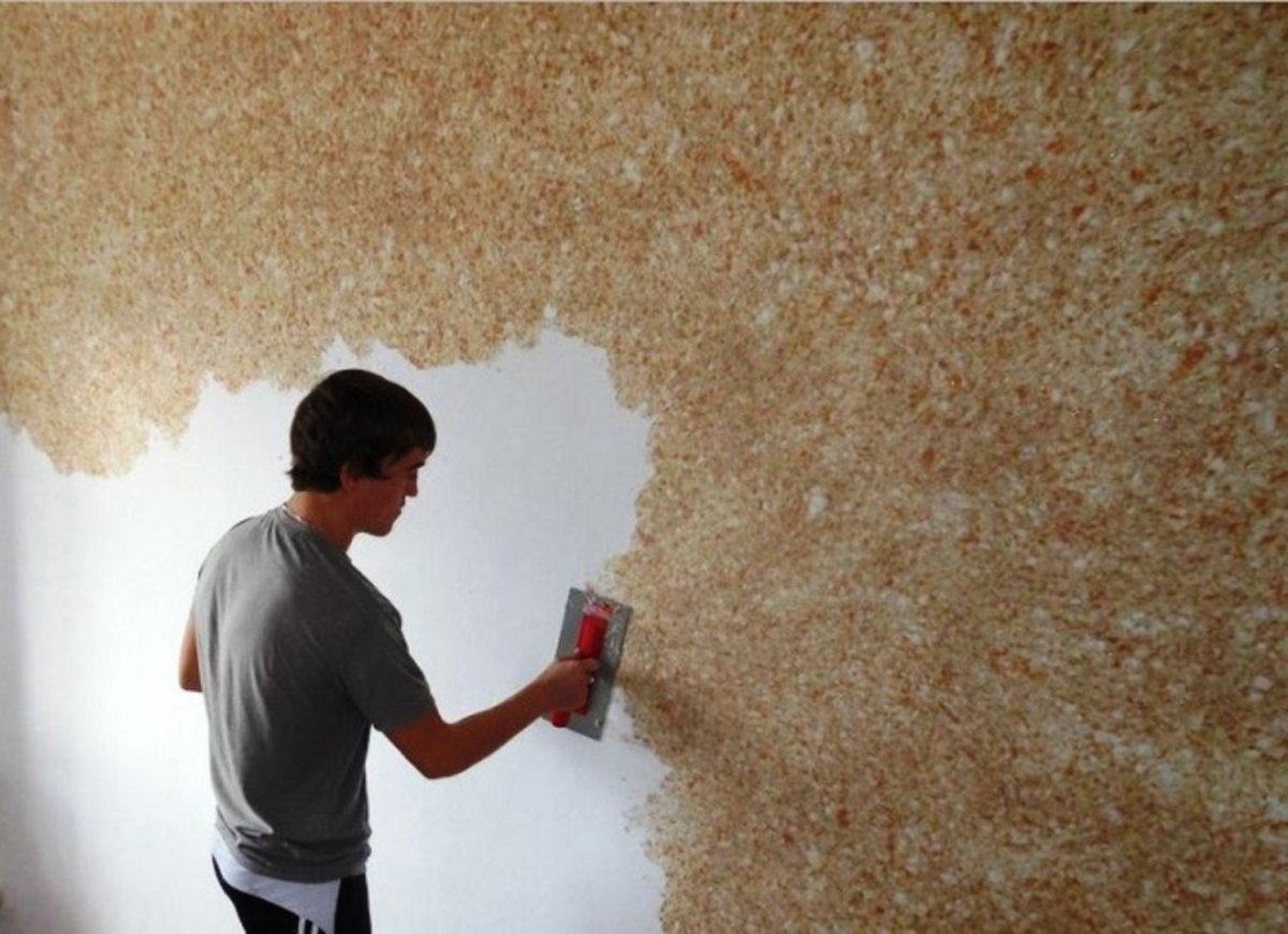 Необычная штукатурка