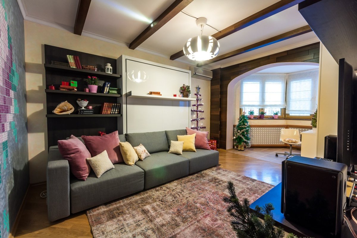 Интерьер однокомнатной квартиры