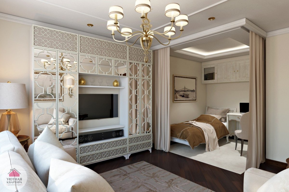 Спальня-гостиная 20 кв.м