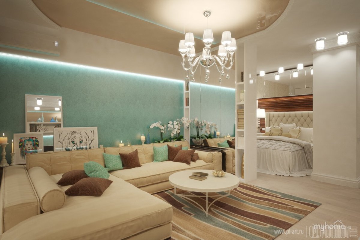 Спальня гостиная