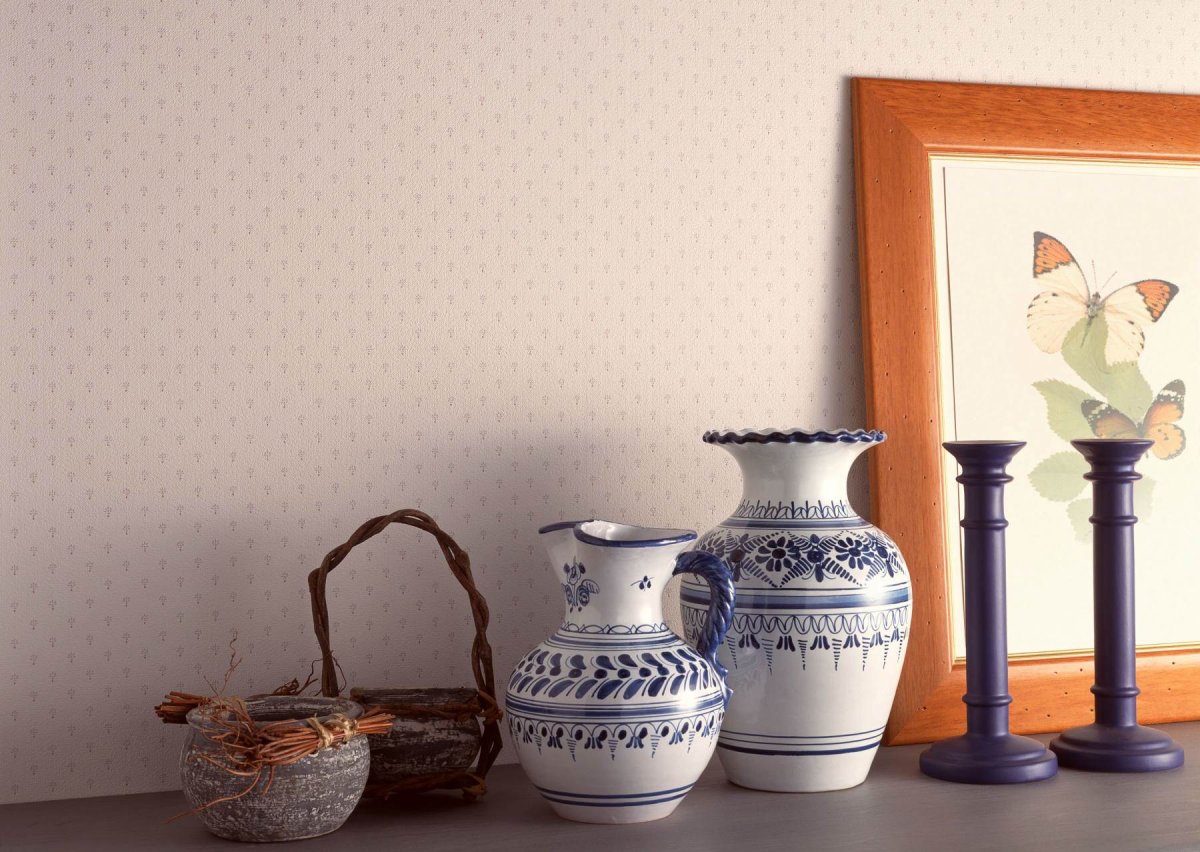 Флоковое покрытие стен кухни