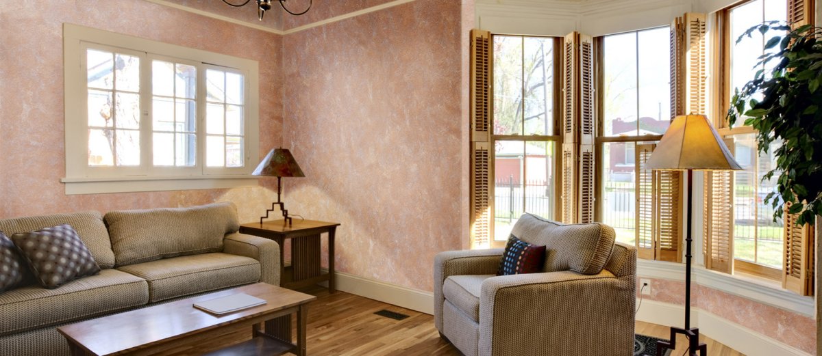 Жидкие обои в интерьере