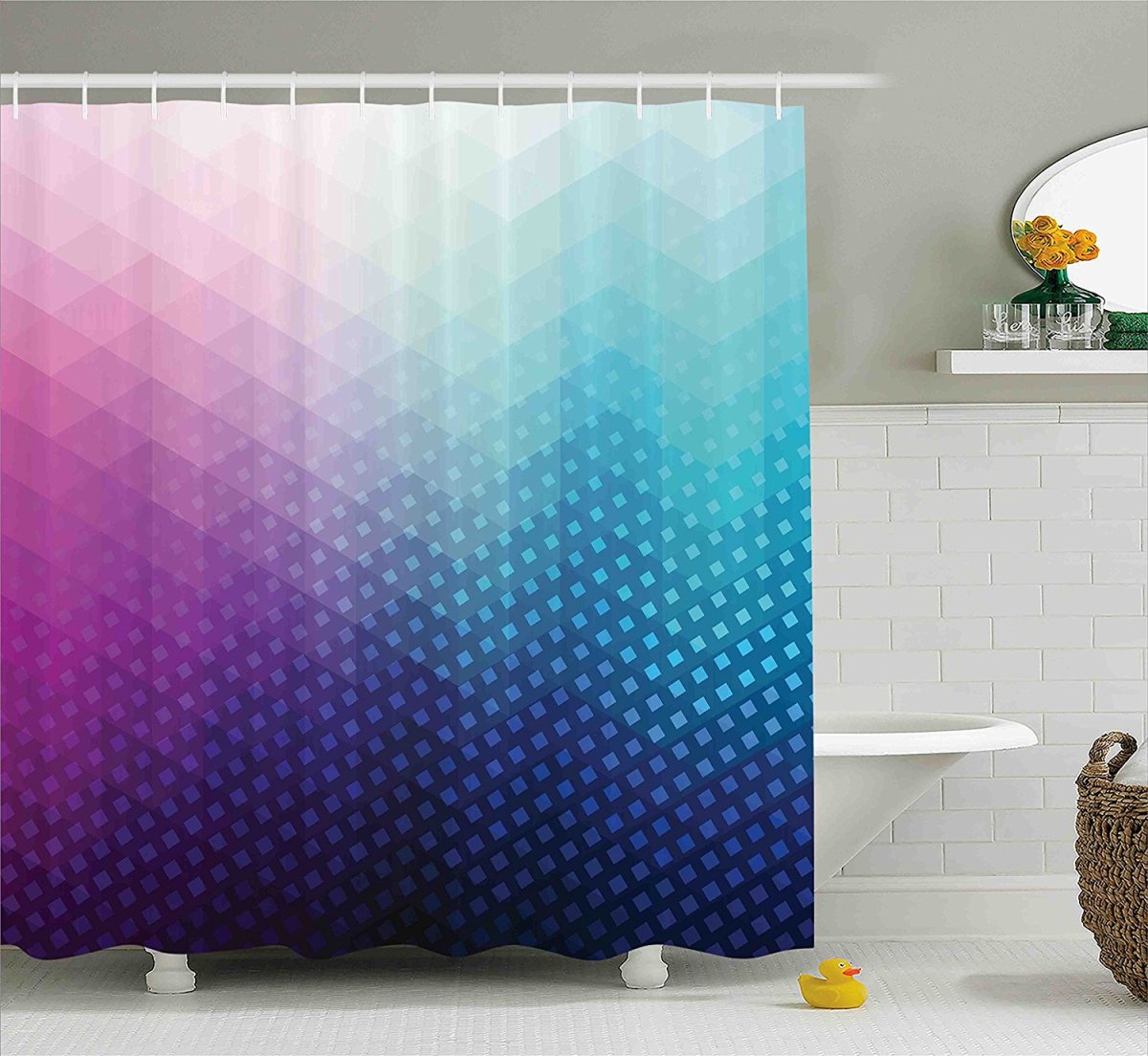 Шторы с градиентом цвета