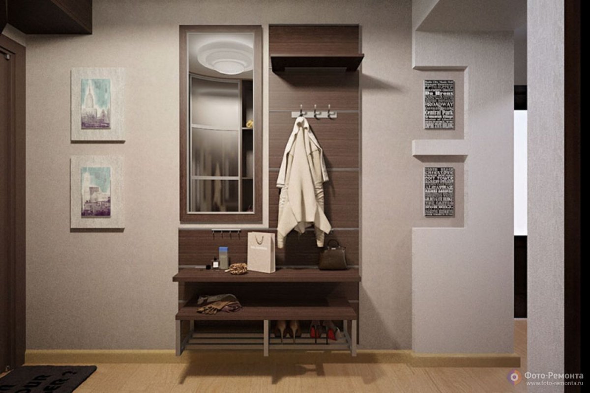 Фишки в маленькой прихожей