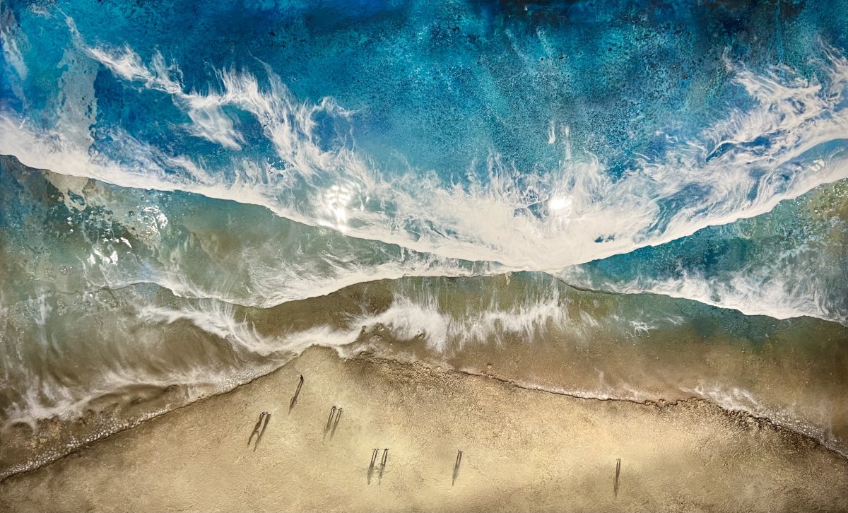 Декоративная штукатурка дождик