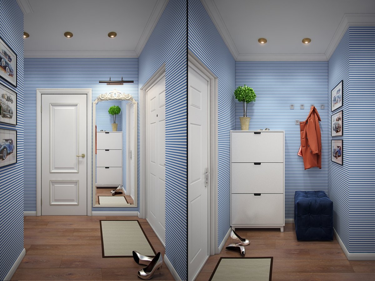 Маленькая узкая прихожая