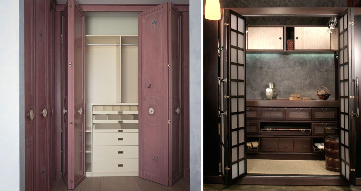 Жалюзийные дверцы в кладовку