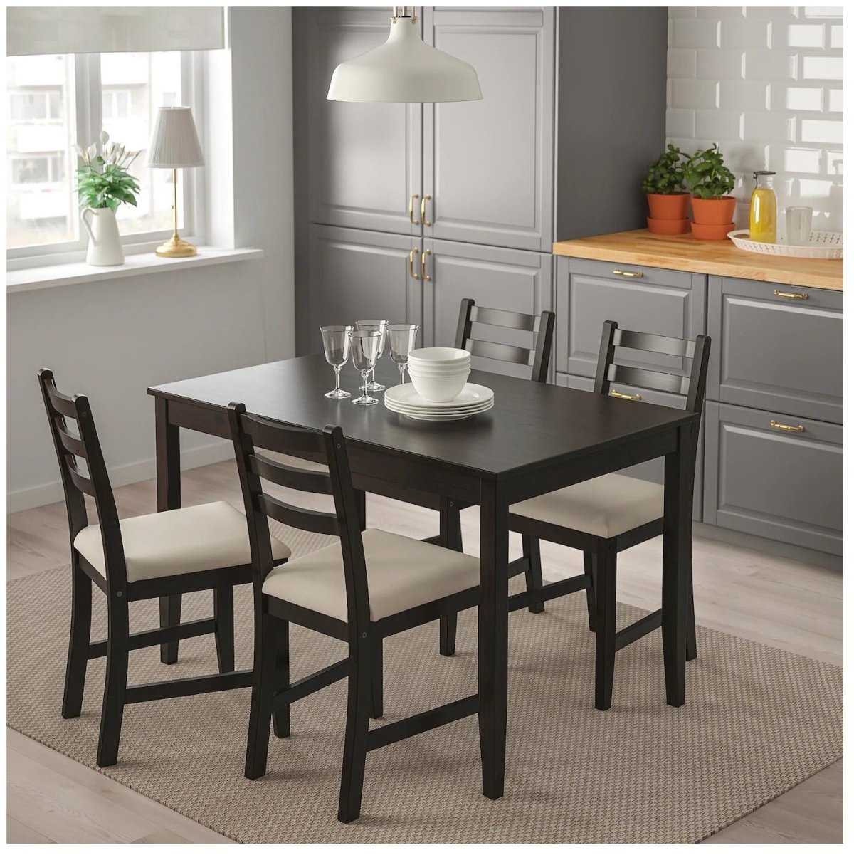 Стол ЛЕРХАМН икеа