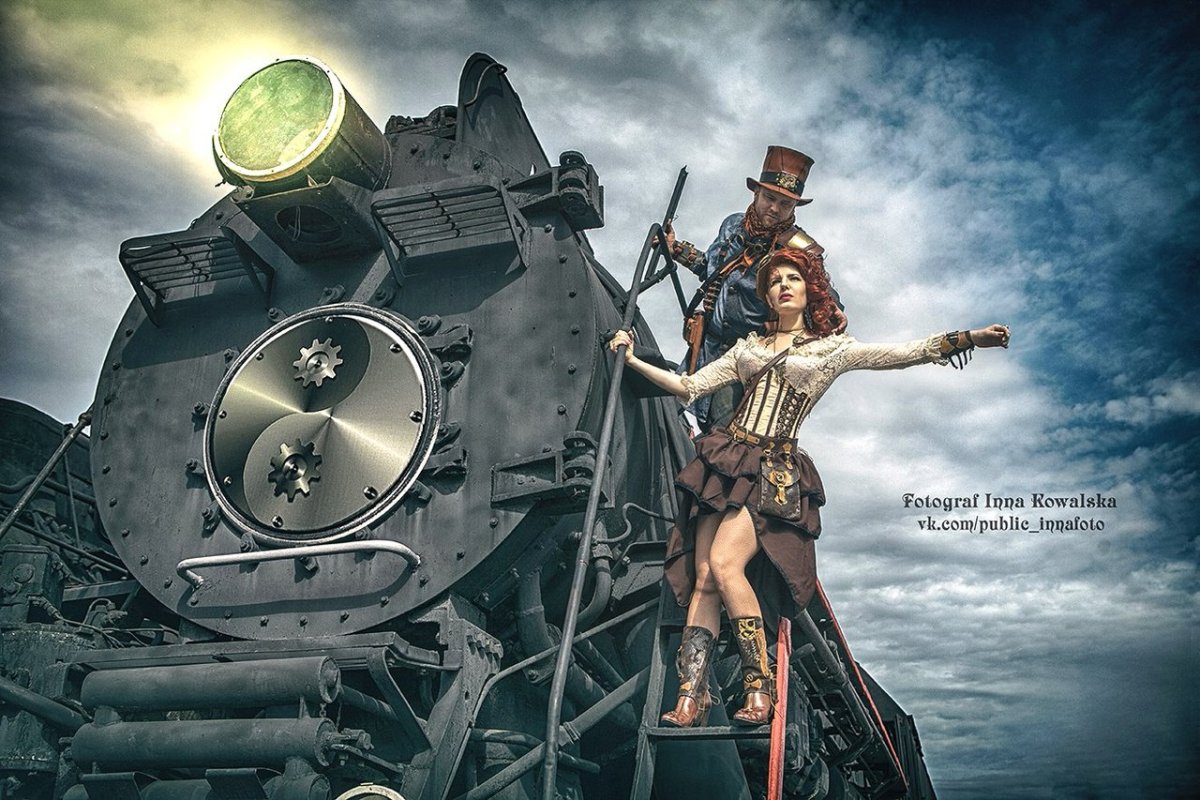 Рыба стимпанк из полимерной глины