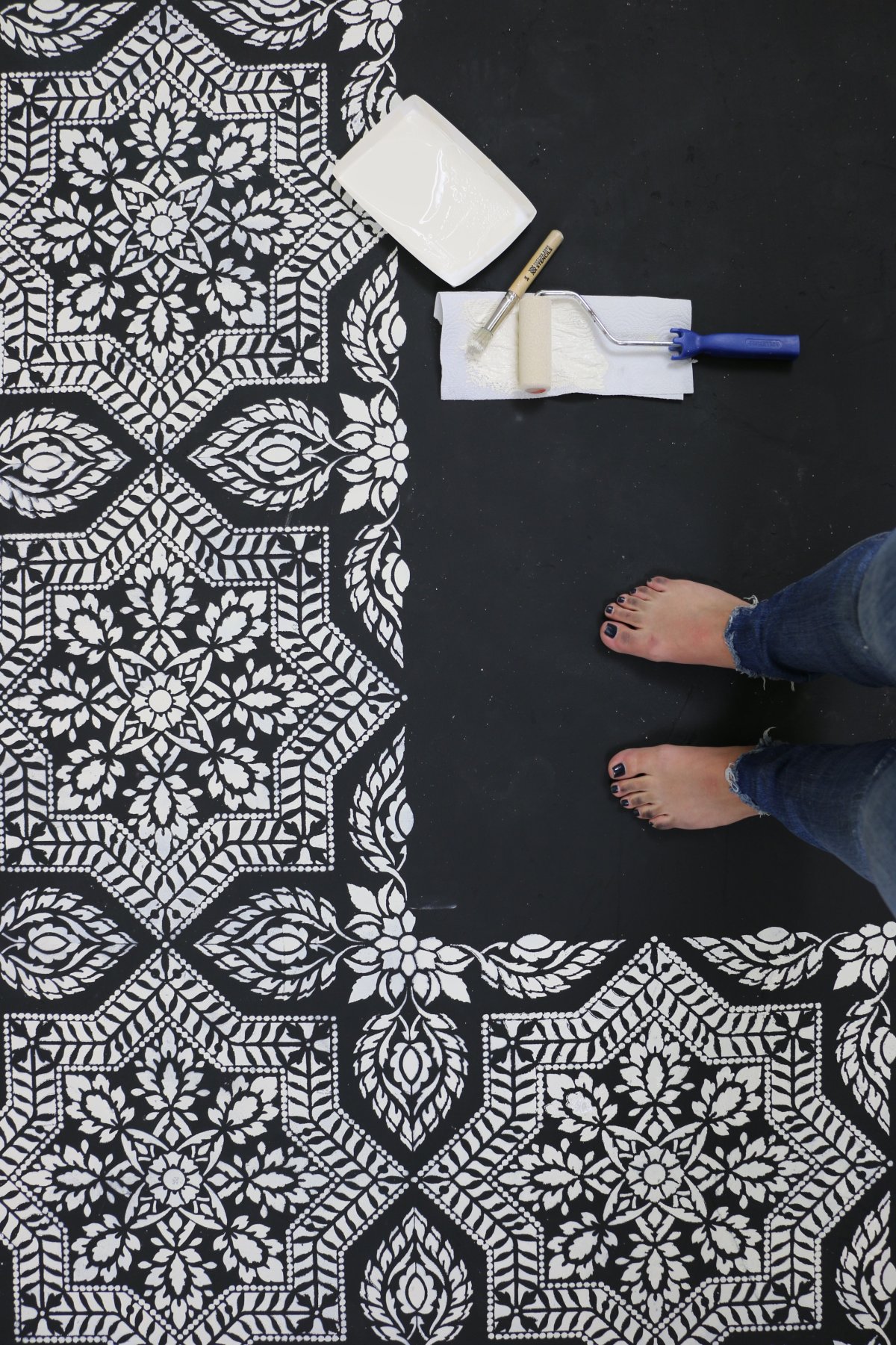 Орнамент трафарет