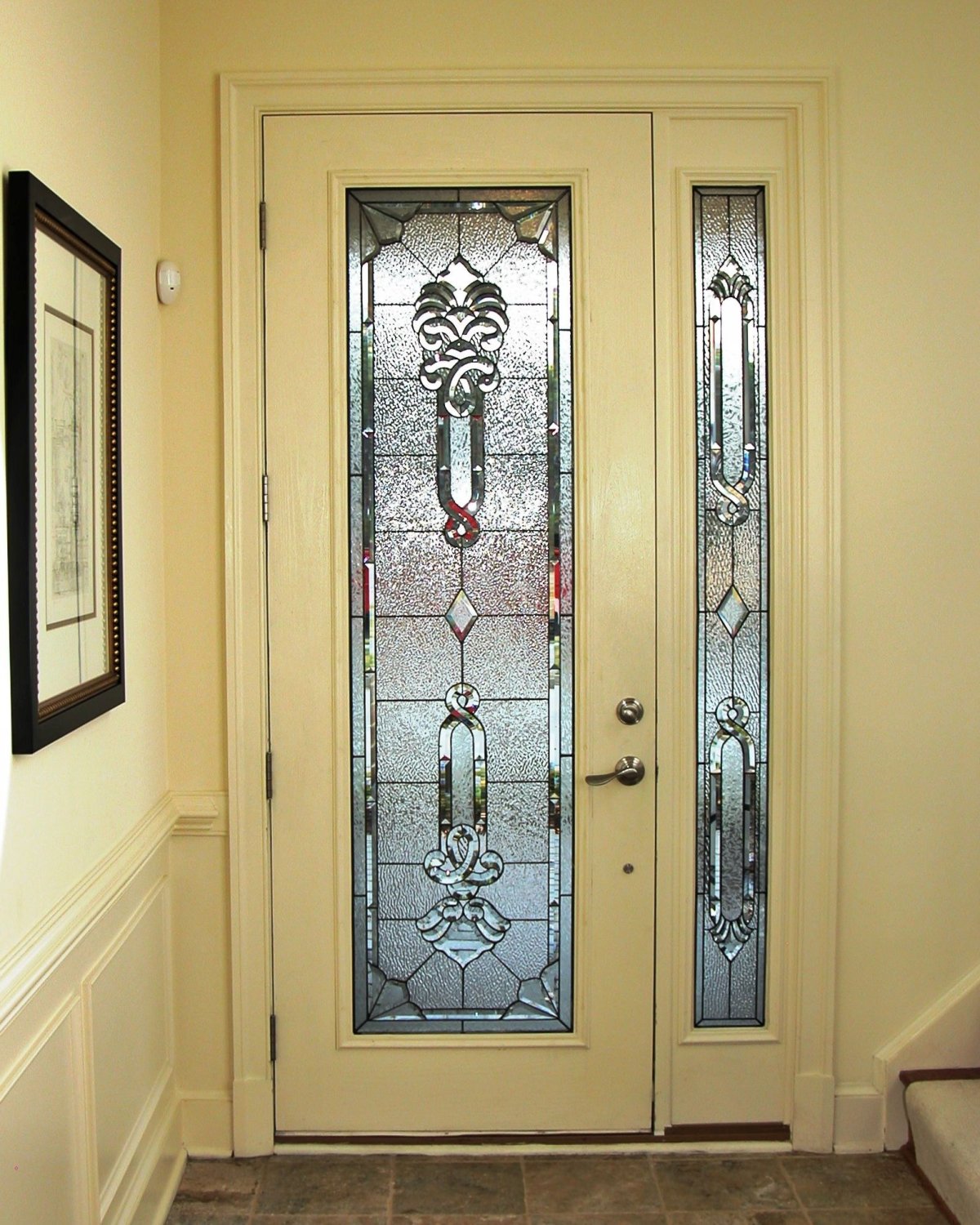 Витражное дверь Кристаллы