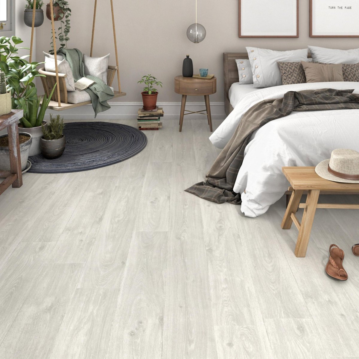 Белый линолеум