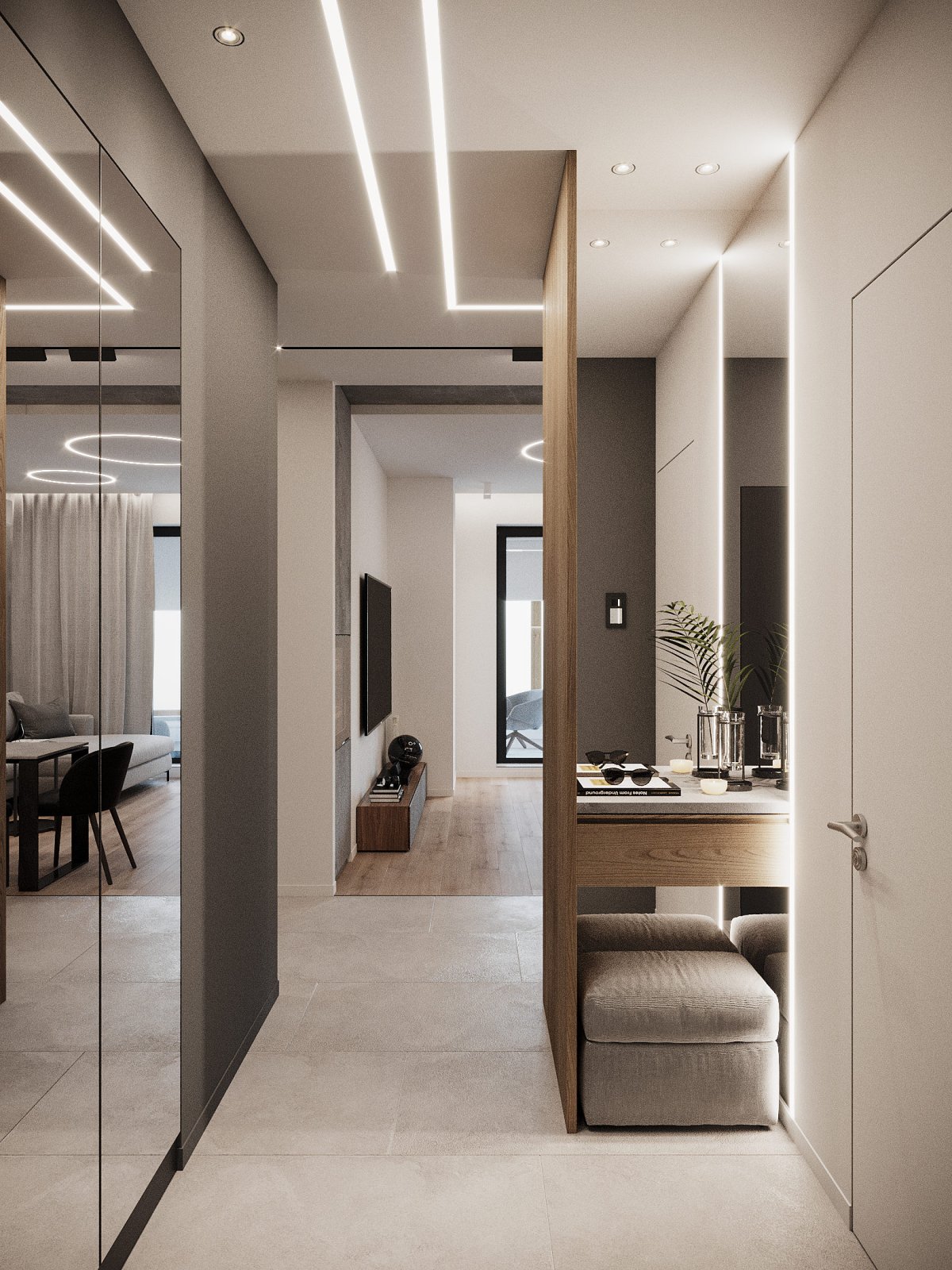 Арка с колоннами в квартире