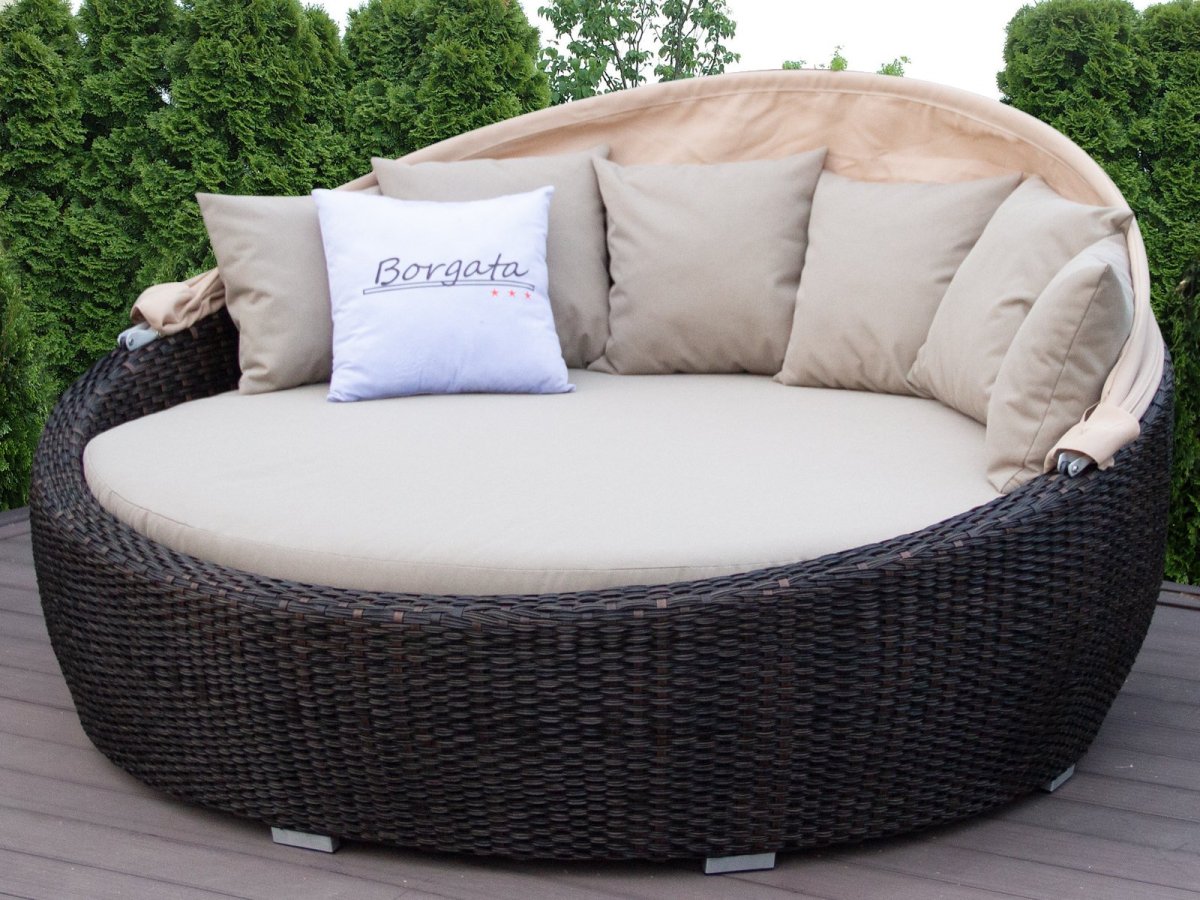 Круглая раскладная кровать