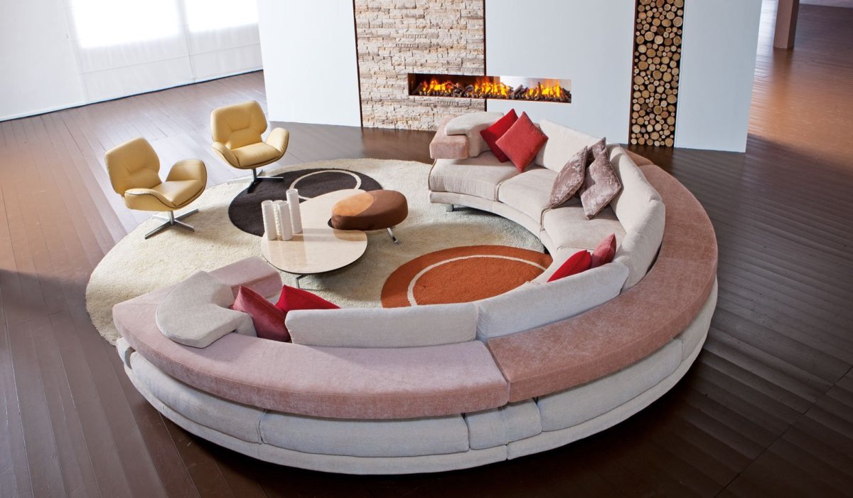 Каркас круглого дивана