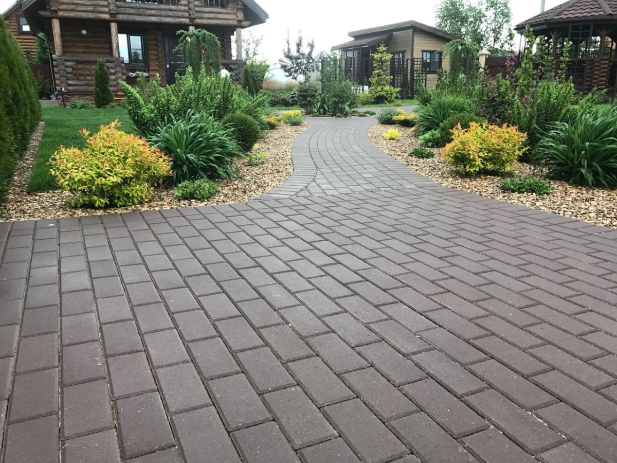 Брусчатка в частном доме