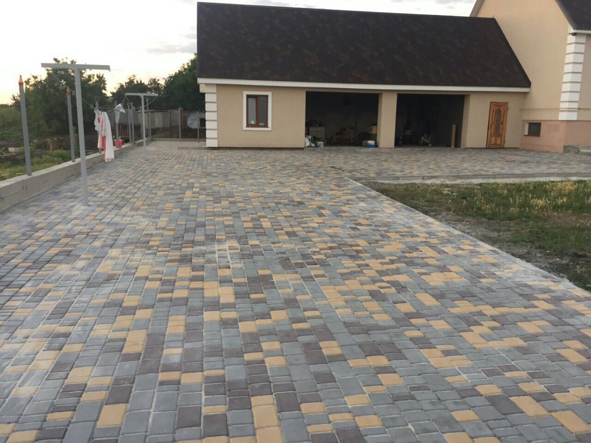 Аурика тротуарная плитка ландшафт