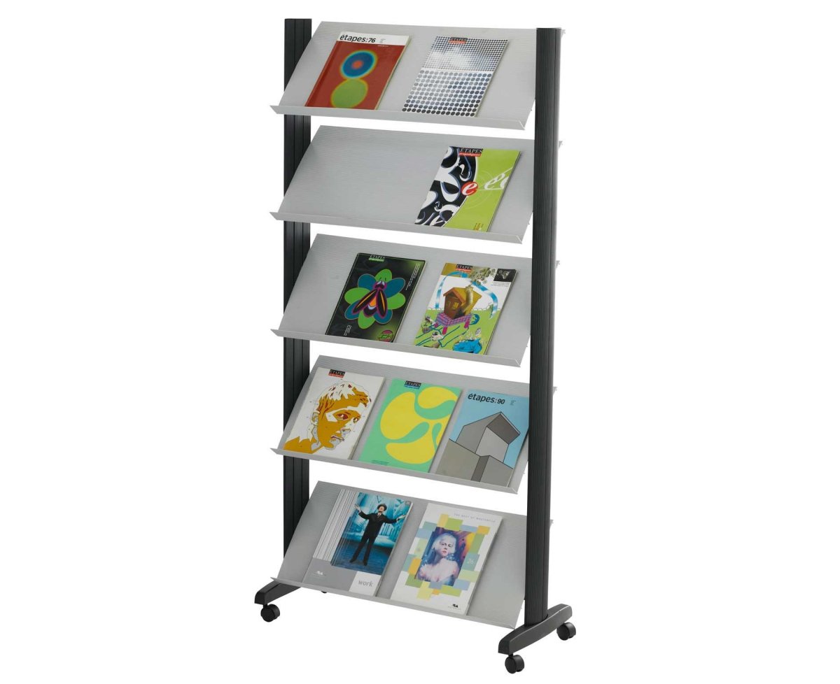 Стеллаж металлический на колесиках