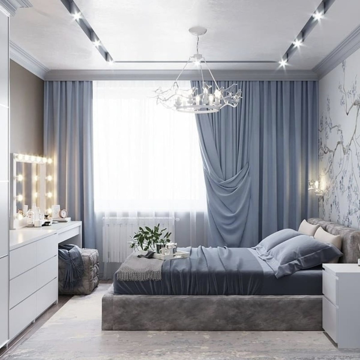 Интерьер в пастельных тонах