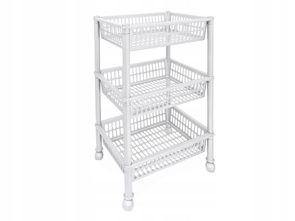 Низкий стеллаж на колесах