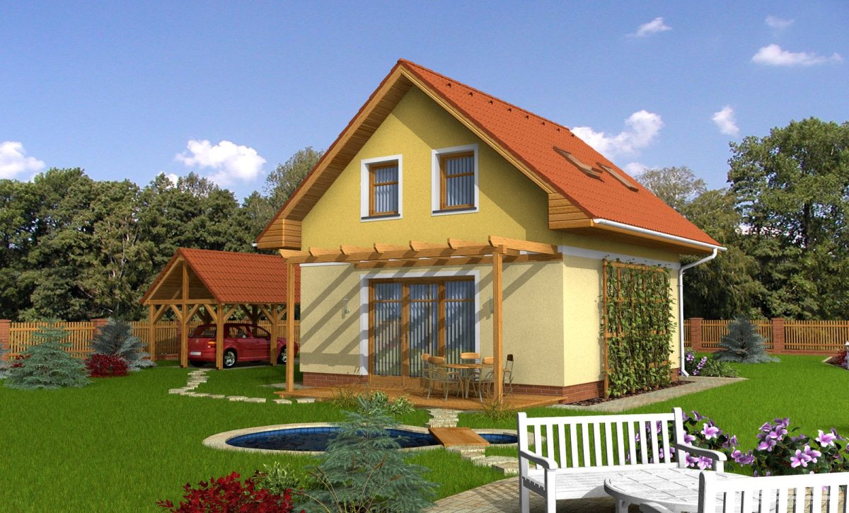 Дом из бруса 6х6 Енисей