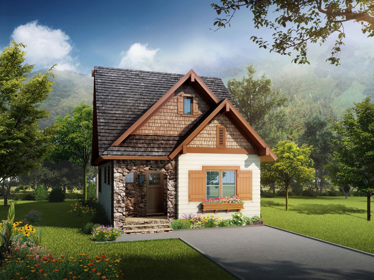 Небольшой дом с террасой