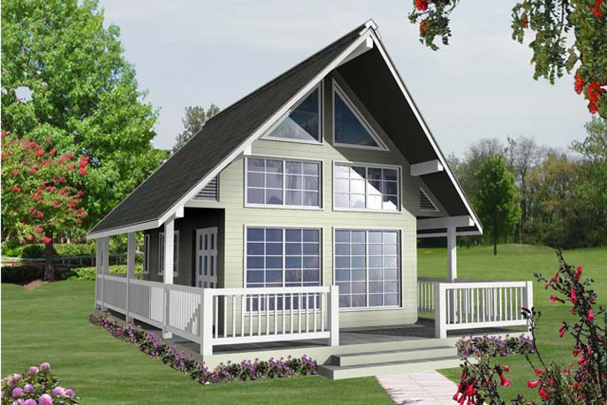 Дачный домик в альпийском стиле