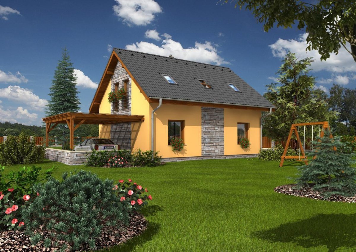 Дачный дом с террасой