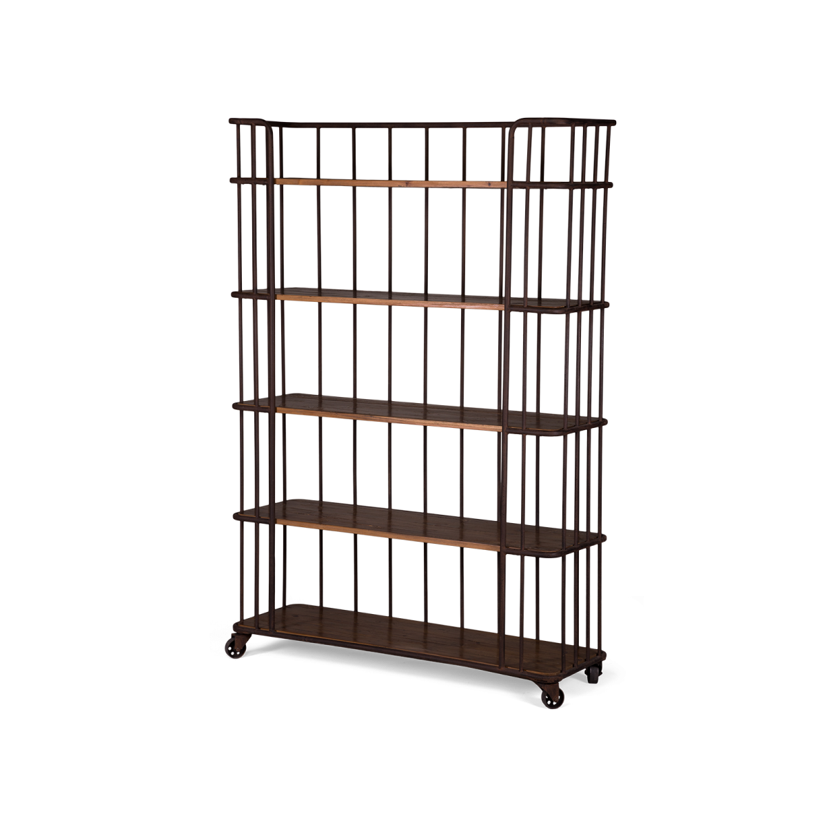 Полукруглый стеллаж