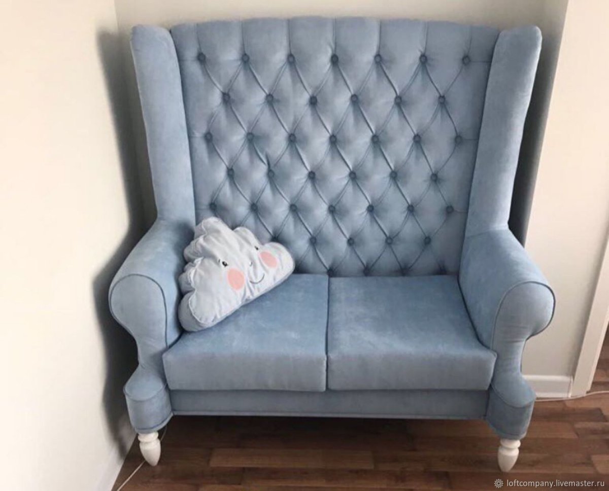 Диван "Сорренто 4" спинка с каретной стяжкой риал