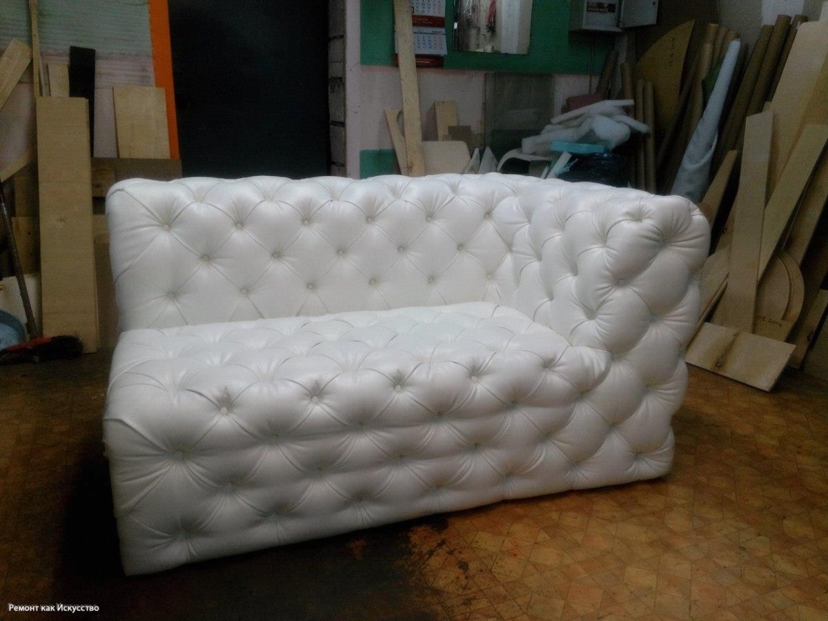 Диван Лотос с каретной стяжкой 1000х700х1000мм