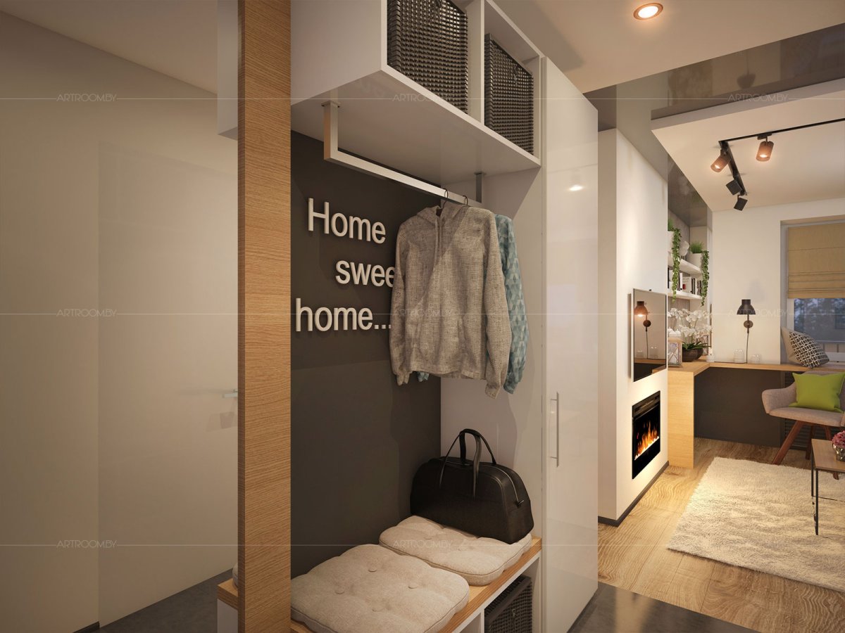 Рейки в прихожей