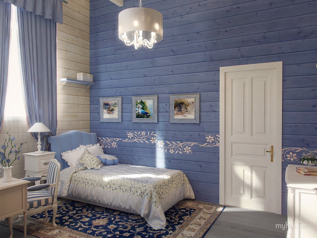 Tikkurila зеленый имитация бруса