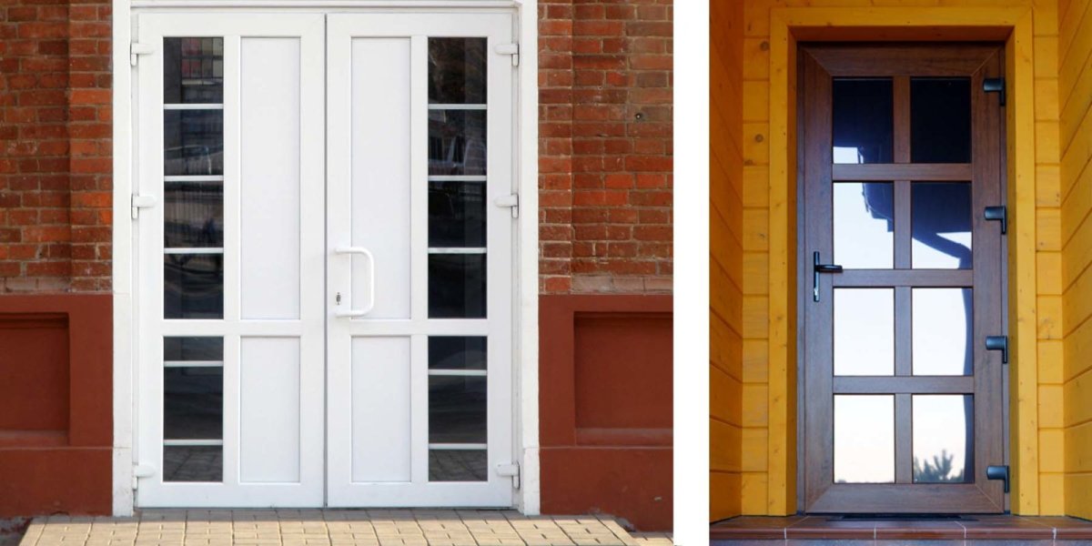 Уличные двери в частный дом