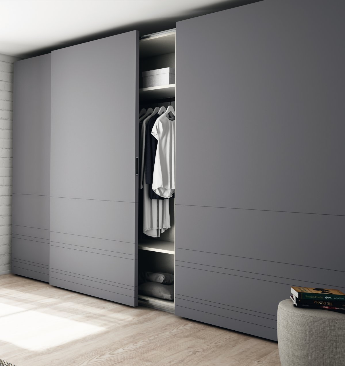 Современные встроенные шкафы