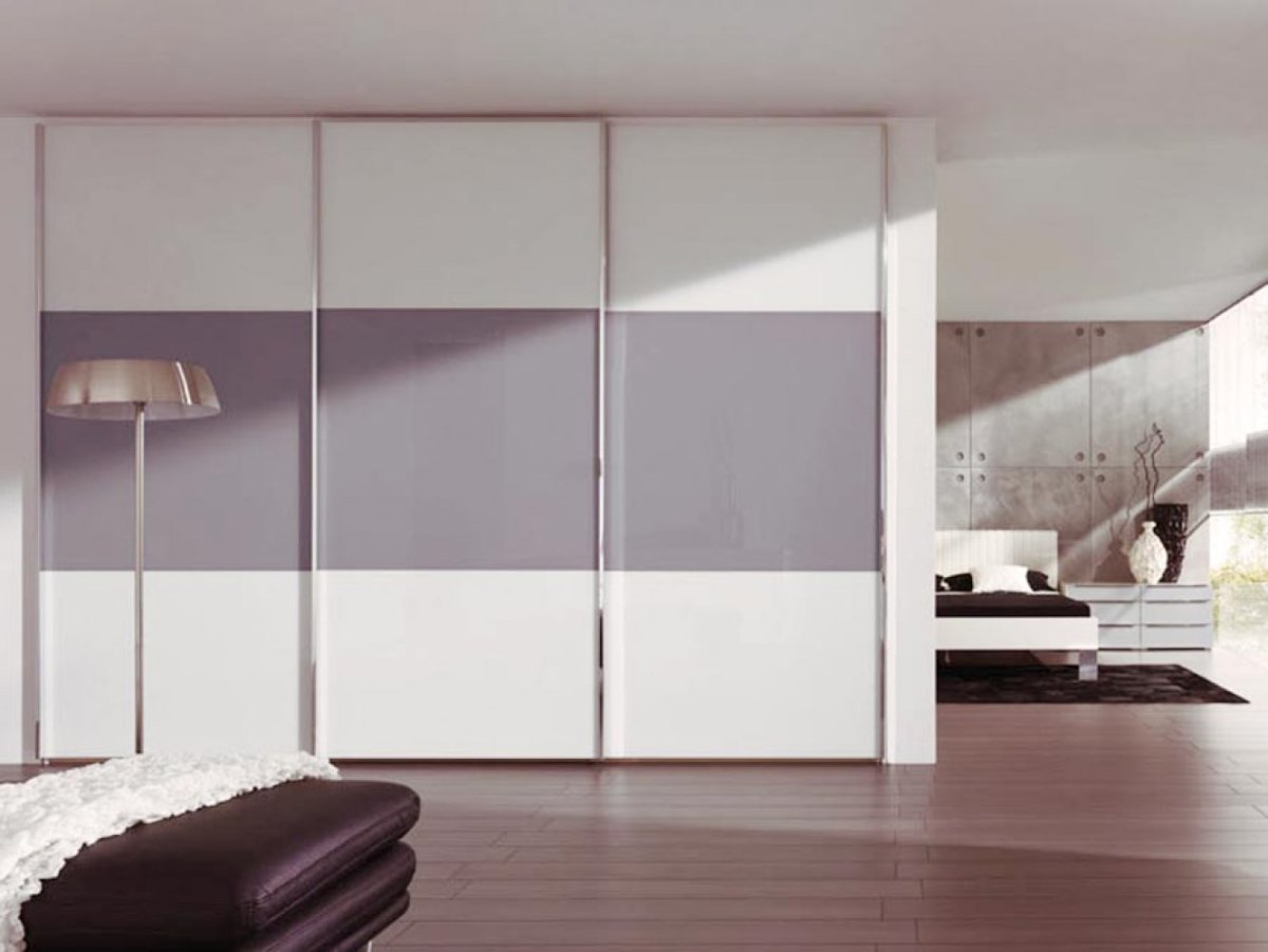 Шкаф купе серый