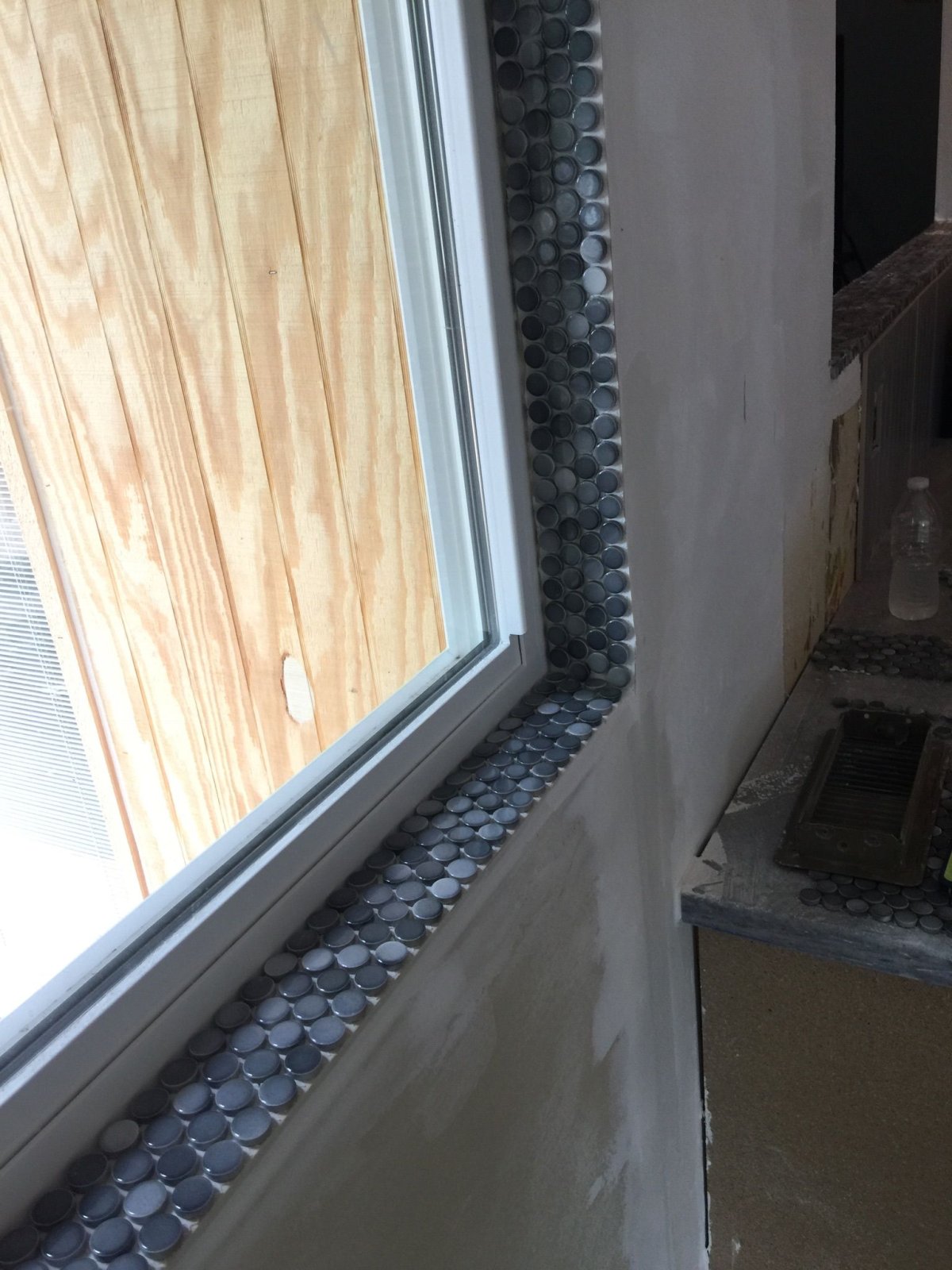 Оконные откосы из плитки