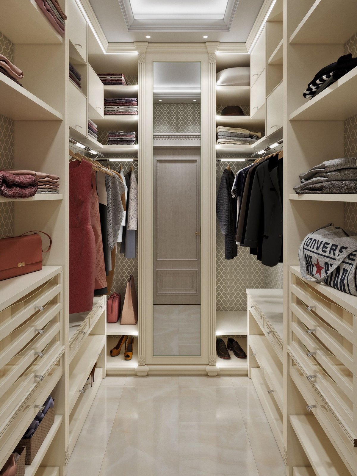 Гардеробная в коридоре