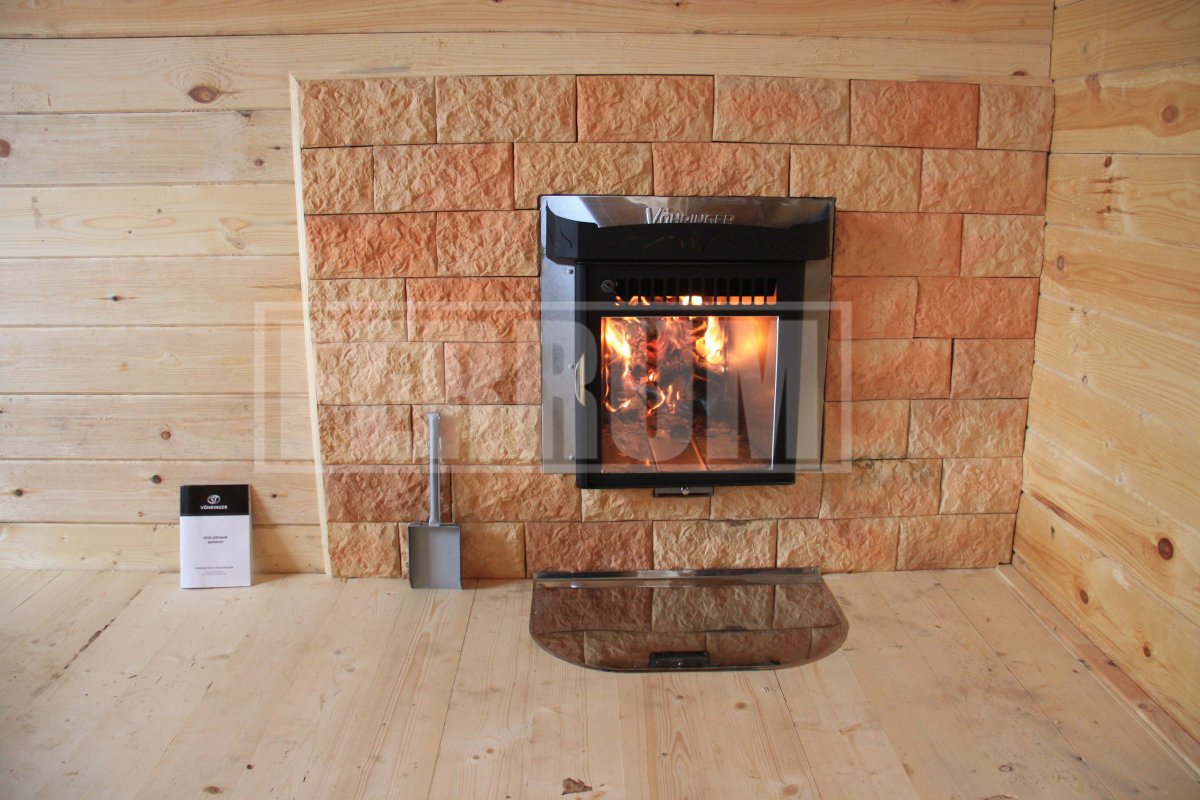 Отделка стен в бане