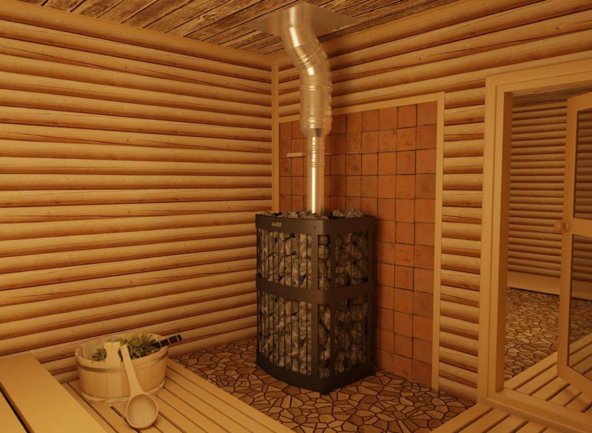 Полка над топкой в бане