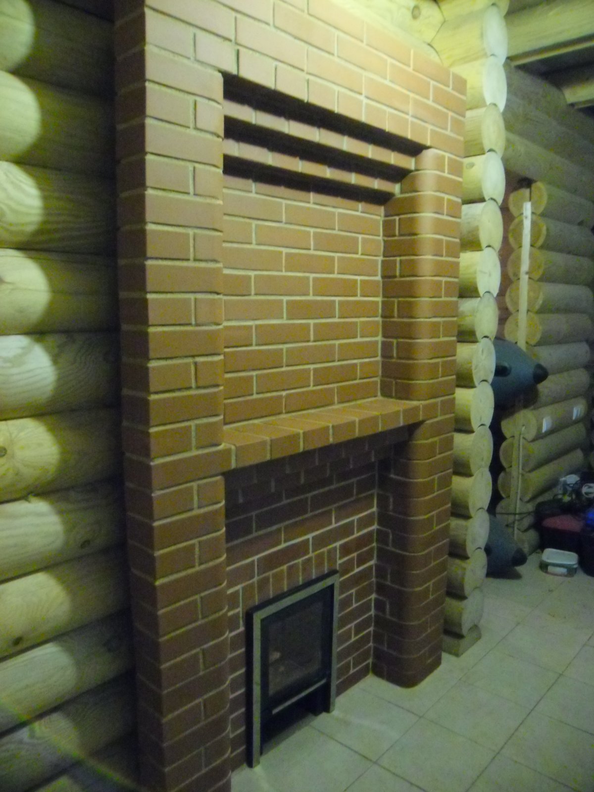 Отделка бани под старину