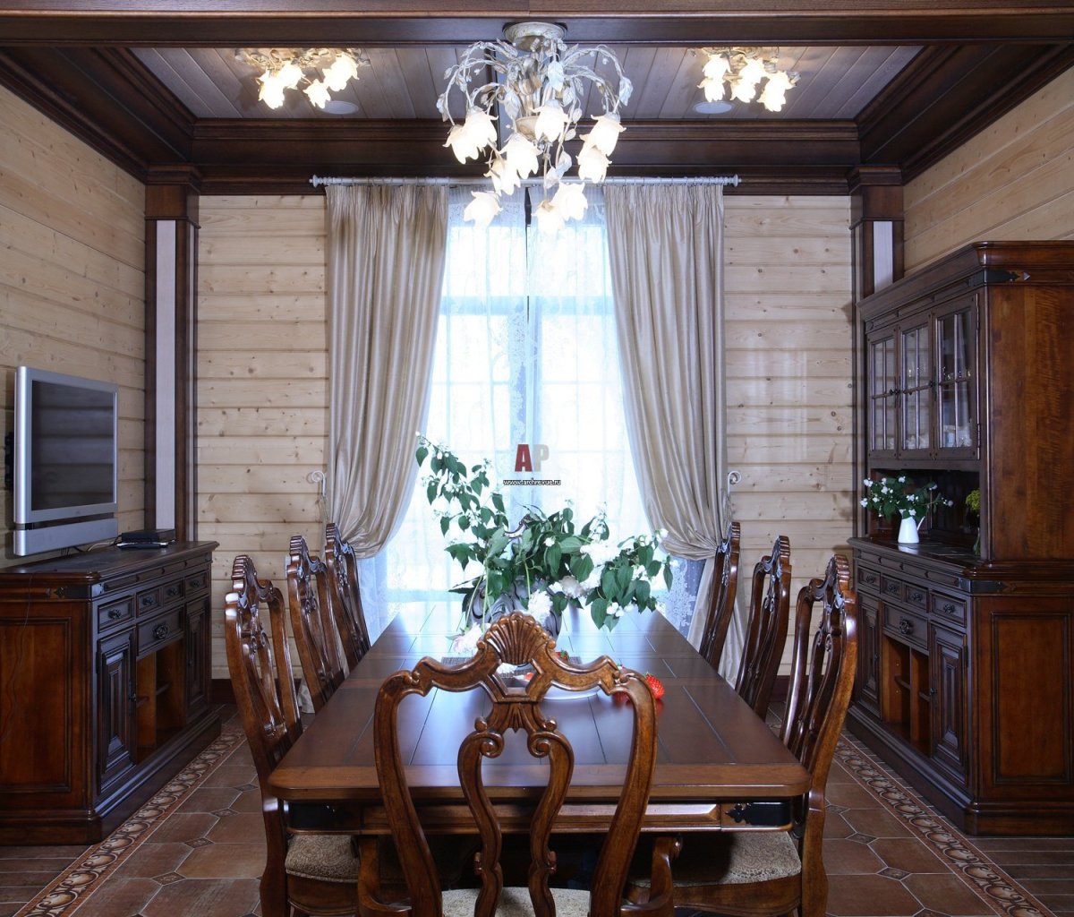 Портьеры в стиле Прованс