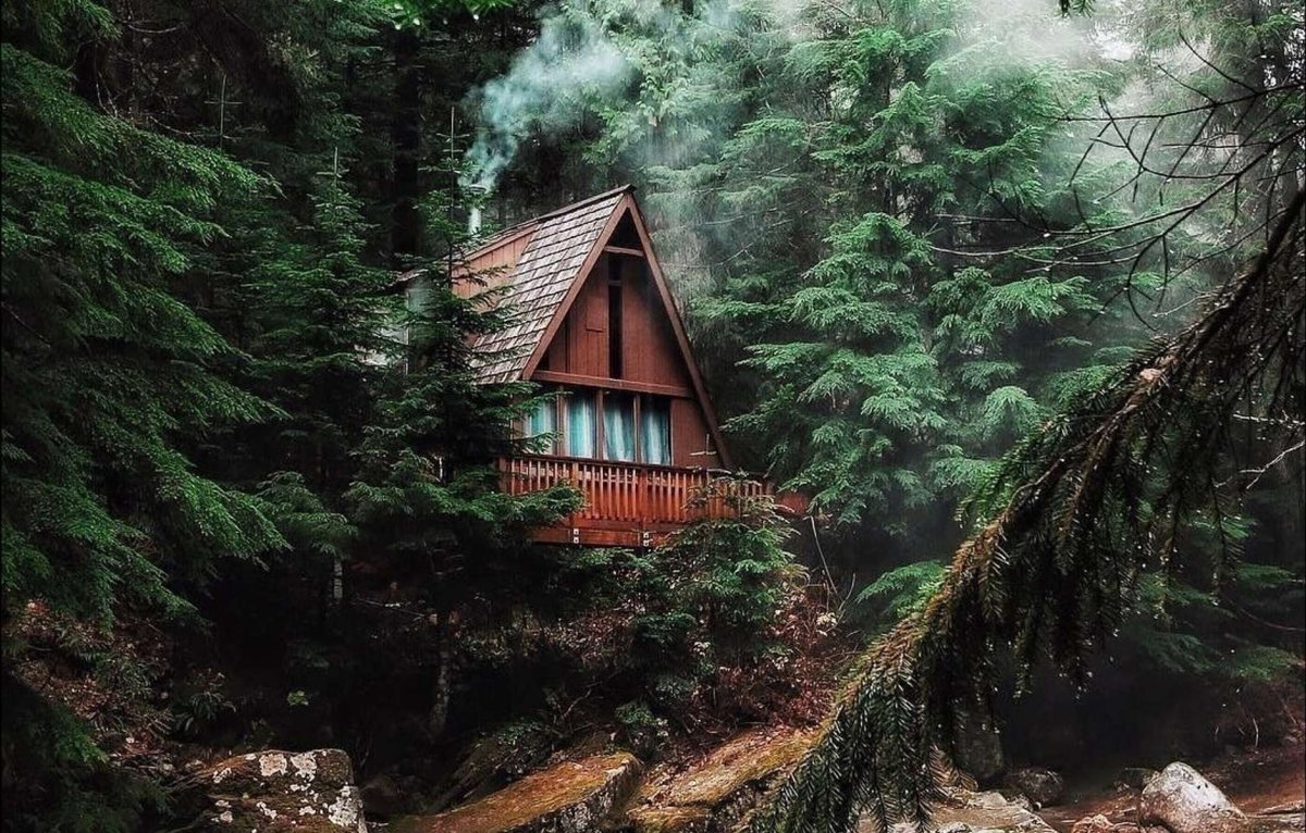 Швейцария Хижина на горе